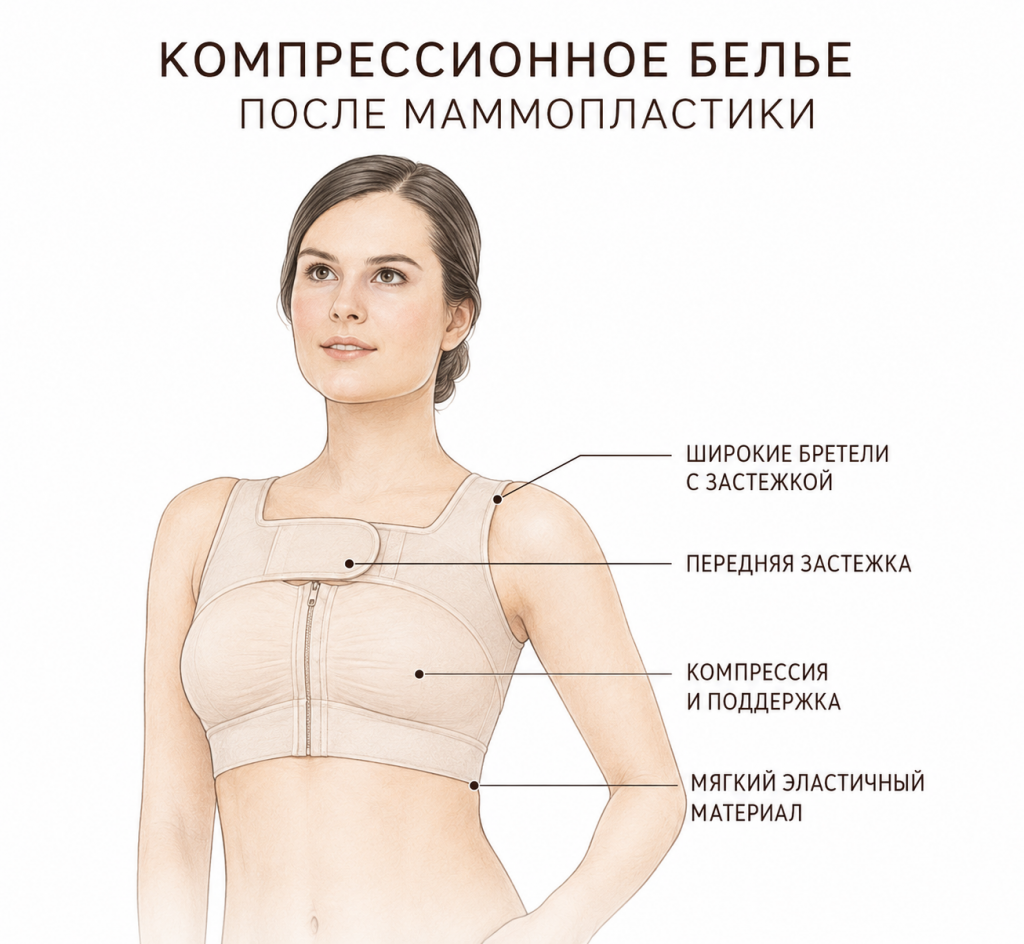 компрессионное белье после маммопластики